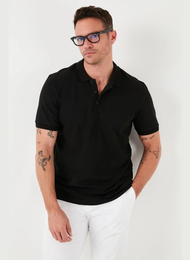 Buratti Buratti Cotton Regular Fit Buttoned Polo Collar 5-Pack T Shirt Men's T-SHIRT 5902127S5